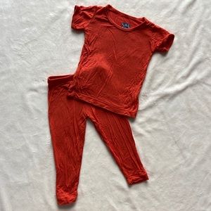 Kickee Pants bamboo pajamas w/ bonus onesie